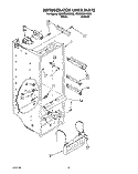 REFRIGERATOR LINER Diagram and Parts List for 8ED25DQXAN00  Whirlpool Refrigerator