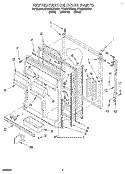 REFRIGERATOR DOOR Diagram and Parts List for ET22DKXDB01  Whirlpool Refrigerator