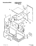 OVEN, OPTIONAL Diagram and Parts List for KEBI141YBL2  KitchenAid Wall Oven