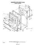 REFRIGERATOR DOOR , LIT/OPTIONAL Diagram and Parts List for ET14EPXRWR1  Whirlpool Refrigerator