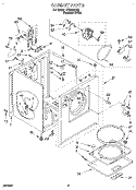 SECTION Diagram and Parts List for LET5624DQ1  Whirlpool Dryer