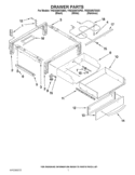 DRAWER PARTS Diagram and Parts List for YKESS907SS03  KitchenAid Range