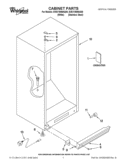 Part Location Diagram of WPW10487730 Whirlpool Door Hinge