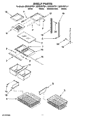 Part Location Diagram of WPW10231482 Whirlpool Crisper Shelf Trim