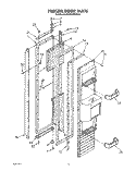 FREEZER DOOR Diagram and Parts List for KSSS36MWX01  KitchenAid Refrigerator