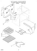 EXTERNAL OVEN, OPTIONAL Diagram and Parts List for FEP310YL2  Whirlpool Range