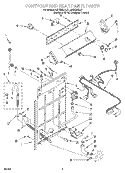 Part Location Diagram of WP3951154 Whirlpool Timer