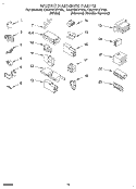 WIRING HARNESS Diagram and Parts List for CA2751XYN0  Whirlpool Washer