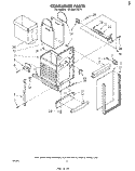 CONTAINER Diagram and Parts List for TF8503XLP1  Whirlpool Trash Compactor
