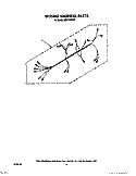 WIRING HARNESS, OPTIONAL Diagram and Parts List for MS1650XW1  Whirlpool Microwave