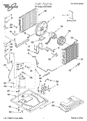 UNIT, LITERATURE Diagram and Parts List for ACQ184XK0  Whirlpool Air Conditioner