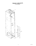 FREEZER LINER Diagram and Parts List for ARG4901  Whirlpool Refrigerator
