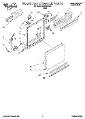 Part Location Diagram of 3374761 Whirlpool DISPLAY