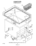 SECTION Diagram and Parts List for EH18VSXLN2  Whirlpool Freezer