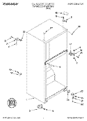 CABINET Diagram and Parts List for TT14DKXEW10  Estate Refrigerator