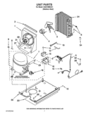 UNIT PARTS Diagram and Parts List for KUIO18NNXS1  KitchenAid Ice Maker