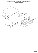 Part Location Diagram of 2001579 Whirlpool GRILL-UPPR