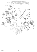 OVEN INTERIOR Diagram and Parts List for KCMS185JBL0  KitchenAid Microwave