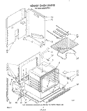 LOWER OVEN Diagram and Parts List for KEBI200TBL1  KitchenAid Wall Oven