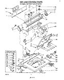 TOP AND CONSOLE Diagram and Parts List for LA5710XPW1  Whirlpool Washer
