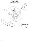 PUMP PARTS Diagram and Parts List for GI15NFRTB0  Whirlpool Ice Maker
