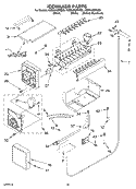 ICEMAKER PARTS Diagram and Parts List for KSSS42QMB00  KitchenAid Refrigerator