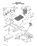 UNIT Diagram and Parts List for KSRS27QAWH00  KitchenAid Refrigerator