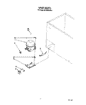 SECTION Diagram and Parts List for EH100FXAN00  Whirlpool Freezer