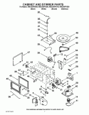 Part Location Diagram of W11233913 Whirlpool SENSOR