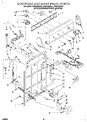 CONTROLS AND REAR PANEL Diagram and Parts List for TAWS700BN1  Estate Washer