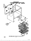 OVEN Diagram and Parts List for RF366PXXN1  Whirlpool Range