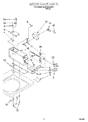 METER CASE Diagram and Parts List for 6CAP2782EW0  Whirlpool Washer