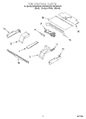 TOP VENTING, OPTIONAL Diagram and Parts List for RBS245PDB8  Whirlpool Wall Oven
