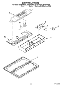 CONTROL PARTS Diagram and Parts List for GC3JHAXTB01  Whirlpool Refrigerator