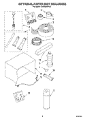 OPTIONAL Diagram and Parts List for CVAC062XL0  Whirlpool Air Conditioner