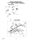 WIRING HARNESS Diagram and Parts List for LLV6144AG0  Whirlpool Washer
