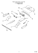 TOP VENTING, OPTIONAL Diagram and Parts List for KEBS177DSS8  KitchenAid Wall Oven
