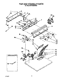 SECTION Diagram and Parts List for KEYE660WWH1  KitchenAid Dryer