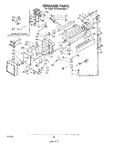 ICEMAKER Diagram and Parts List for ED22EMXPWR2  Whirlpool Refrigerator