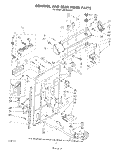 CONTROL AND REAR PANEL Diagram and Parts List for LA5700XSW1  Whirlpool Washer