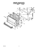 FREEZER DOOR Diagram and Parts List for ET25PKXXW01  Whirlpool Refrigerator