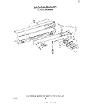 BACKGUARD Diagram and Parts List for SF333PEPT0  Whirlpool Range