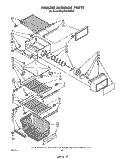 FREEZER INTERIOR Diagram and Parts List for ED26MMXRWR0  Whirlpool Refrigerator