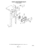 PANEL AND CONTROL Diagram and Parts List for NC800EV1  Whirlpool Trash Compactor