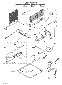 UNIT PARTS Diagram and Parts List for ET8CHKXKT07  Whirlpool Refrigerator