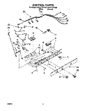 CONTROL, OPTIONAL Diagram and Parts List for 8ED20TKXFW02  Whirlpool Refrigerator