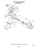 ICE CONTAINER Diagram and Parts List for KSRF42DTX01  KitchenAid Refrigerator