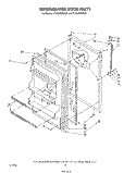 REFRIGERATOR DOOR Diagram and Parts List for ET18JMYSF07  Whirlpool Refrigerator