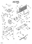 UNIT PARTS Diagram and Parts List for IT18TKXSQ00  Inglis Refrigerator