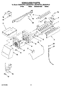 ICEMAKER PARTS, OPTIONAL PARTS Diagram and Parts List for GB2SHDXTS01  Whirlpool Refrigerator